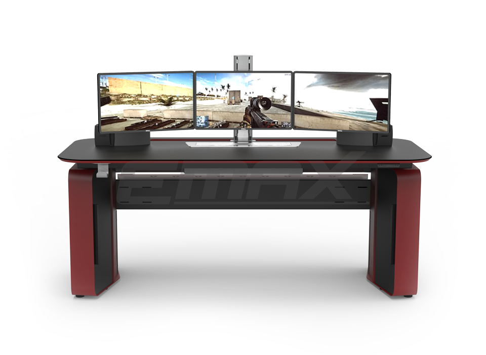 Sit Stand Consoles Pro Gaming Desk Emax Control Room Workstations